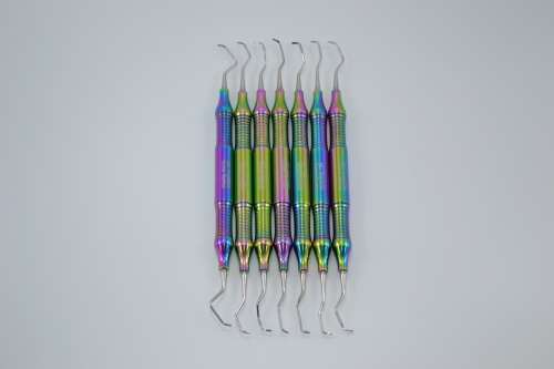 Gracey Curette 7pcs of Set Multi Thick Handle German Stainless Steel
