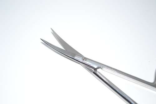 Iris Scissor Curved (10cm) German Stainless Steel
