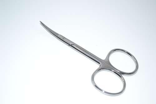 Iris Scissor Curved (10cm) German Stainless Steel