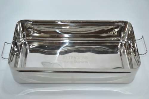 Instruments Box With Lock (Size 8x16) (Depth 4Inch) German Stainless Steel