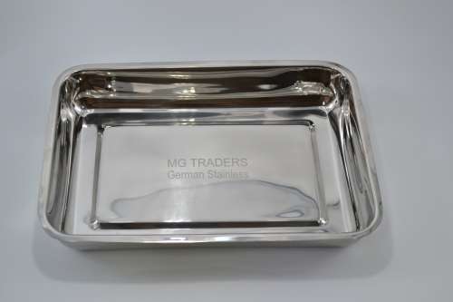 Instruments Tray (Size 8x12) (Depth 2Inch) German Stainless Steel