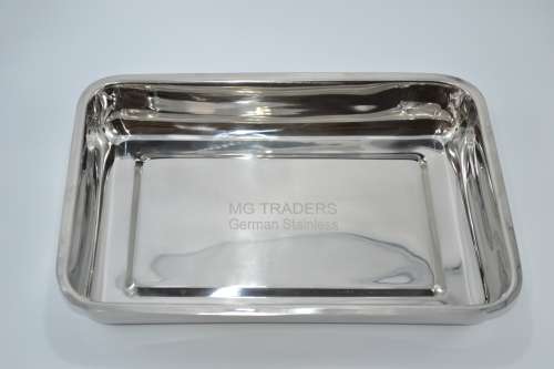 Instruments Tray (Size 8x12) (Depth 2Inch) German Stainless Steel