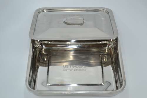Instruments Tray (Size10x12) (Depth 2Inch) German Stainless Steel