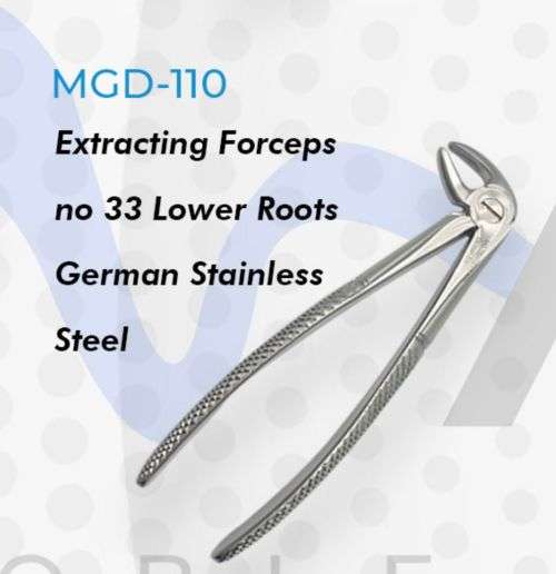 Extracting Forceps No33 Lower Roots German Stainless Steel