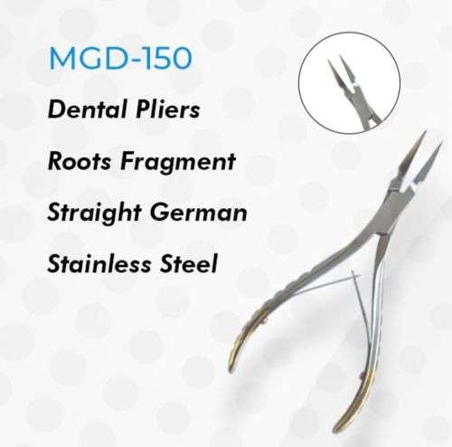 Dental Pliers Roots Fragment Straight German Stainless Steel