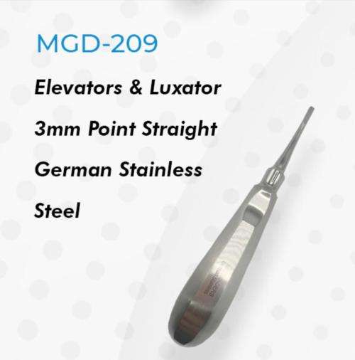 Elevators & Luxator straight 3mm Point German Stainless Steel