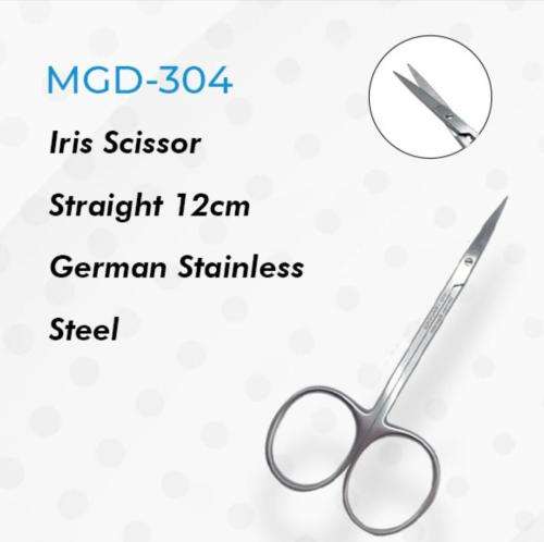 Iris Scissor Straight 12cm German Stainless Steel