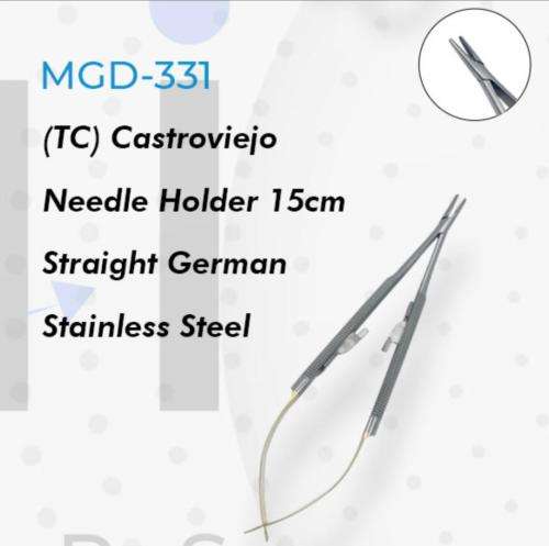 (TC) Castroviejo Needle Holder 15cm Straight German Stainless Steel
