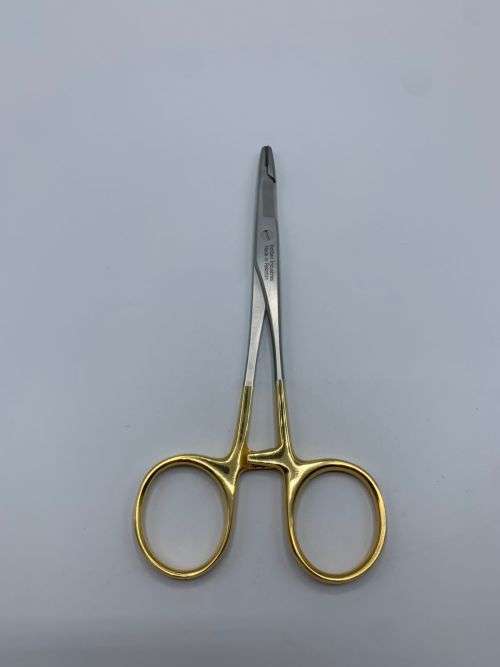 (TC) Olsen Hager Needle Holder with Scissor 14cm German Stainless Steel
