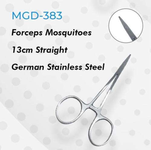 Forceps Mosquitoes 13cm Straight German Stainless Steel