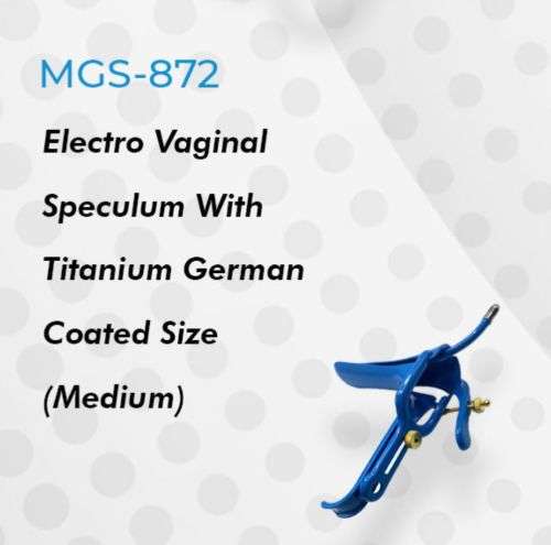Speculum Electro Vaginal With Titanium German Coated Size(Medium)
