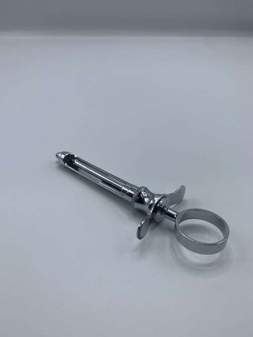 Dental Syringe Aspirating Injectable Brass and Stainless Steel