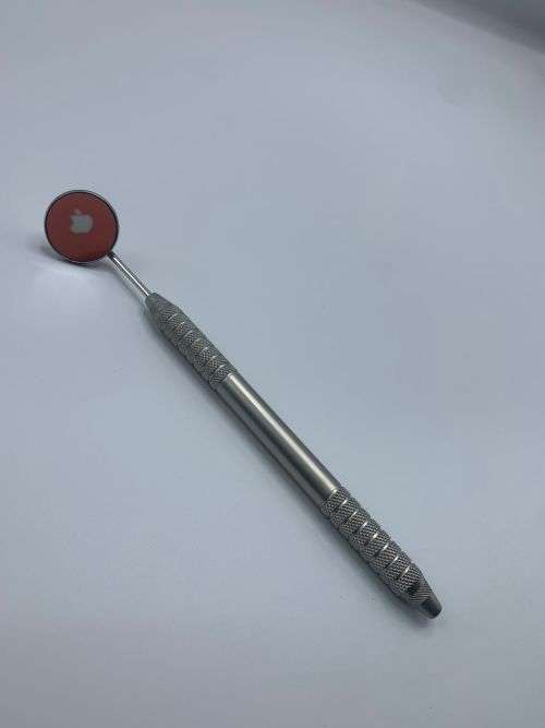 Mouth Mirrors no 5 with Handle (Front View) German Stainless Steel
