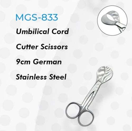 Umbilical Cord Cutter Scissors 9cm German Stainless Steel