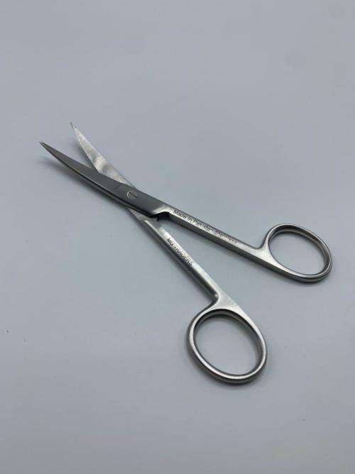 Dressing Scissors Curved (Sharp + Sharp)14cm German Stainless Steel