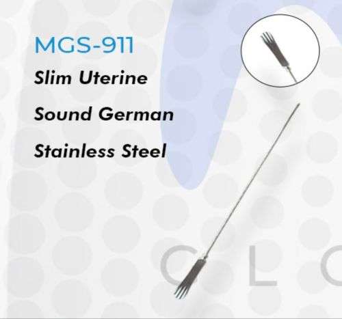 Slim Uterine Sound German Stainless Steel