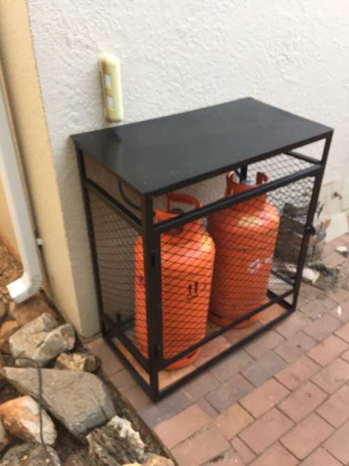 Double 19kg Gas Cylinder Cages