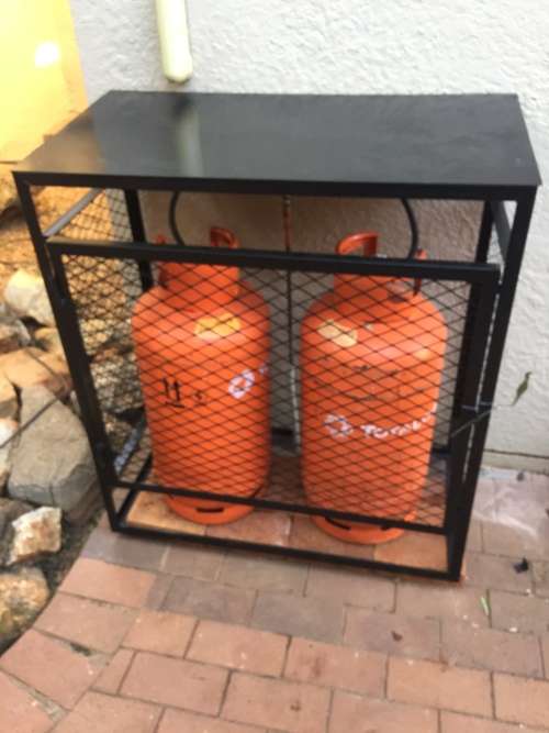 Double 19kg Gas Cylinder Cages