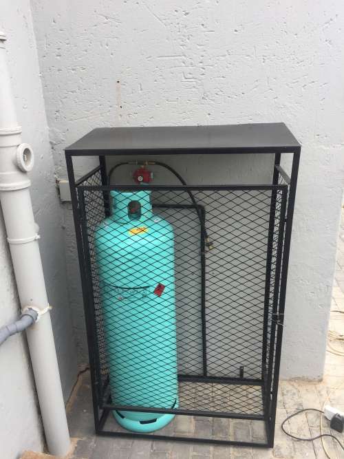 Double 48kg Gas Cylinder Cages