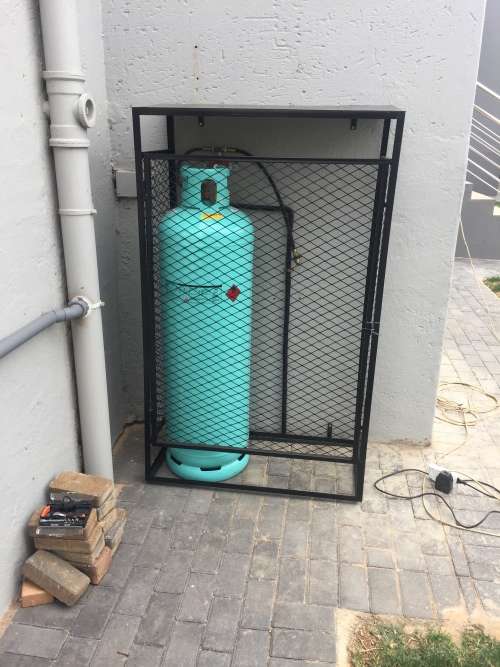Double 48kg Gas Cylinder Cages