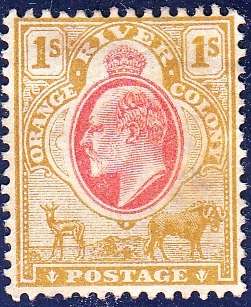 ORANGE RIVER COLONY 1903: KEVII 1s MH (SACC 91)