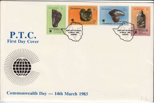 ZIMBABWE FDC 1983: COMMONWEALTH DAY - UNADDRESSED