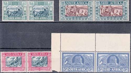 UNION 1938: VOORTREKKER CENTENARY MEMORIAL FUND FULL SET MNH (SACC 75-78)