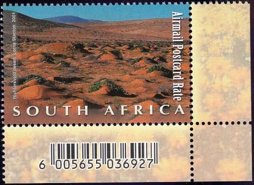 RSA 2001: SOUTH AFRICAN NATURAL WONDERS SET OF 10 MNH (SACC 1439/48)
