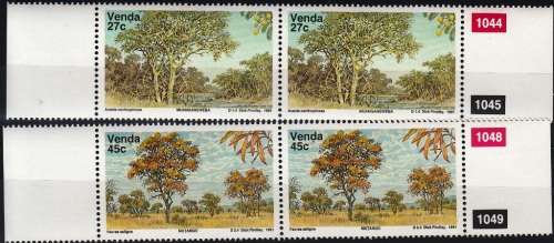 VENDA 1991: INDIGENOUS TREES FULL SET MNH (SACC 230-3)
