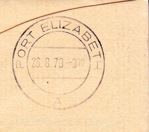 RSA 1979: SAA FLIGHT COVER 29 - COMMEMORATIVE COVER - 50 YEARS CAPE TOWN TO PORT ELIZABETH
