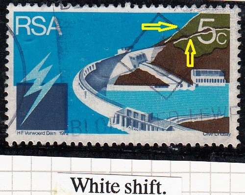 RSA 1972: OPENING OF VERWOERD DAM 5c USED (SACC 313) - VARIETIES SEE NOTES