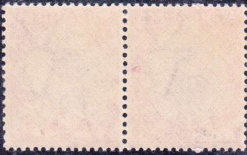 UNION 1950: DEFINITIVE ISSUE 1d PAIR MNH - (sacc114) - MINOR VARIETY SEE BELOW