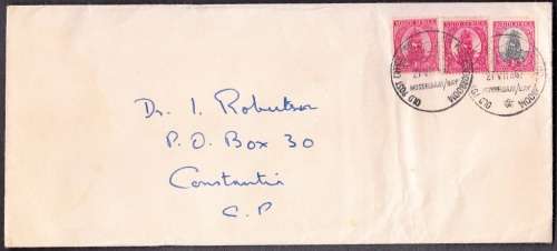 UNION COVER 1957 with OLD POST OFFICE TREE CANCEL
