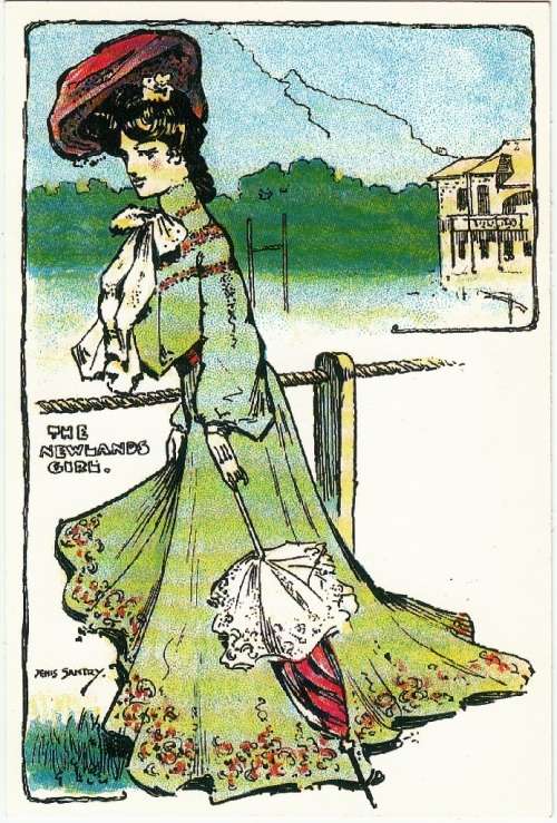 RSA POSTCARD 1997: THE CAPE GIRL SERIES: THE NEWLANDS GIRL