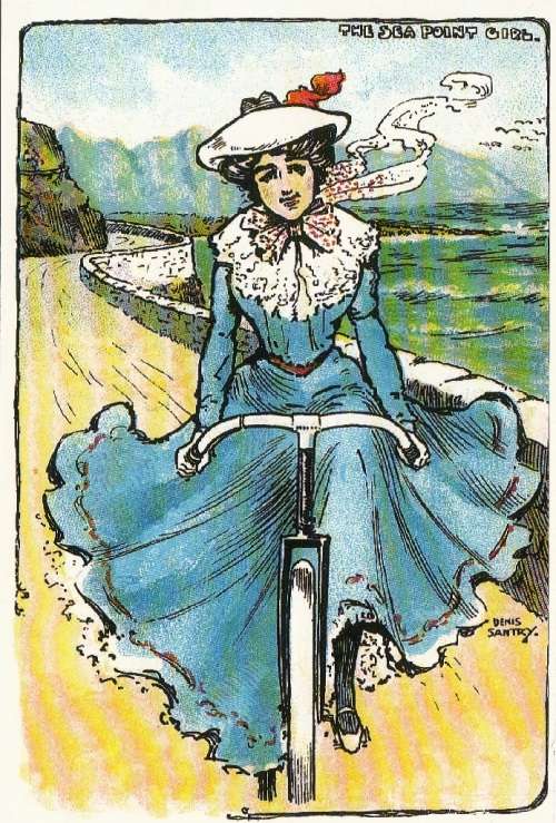 RSA POSTCARD 1997: THE CAPE GIRL SERIES: THE SEA POINT GIRL