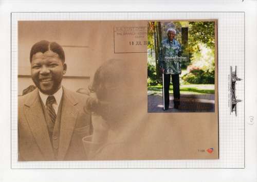 RSA FDC 7.130 2008: HAPPY 90th BIRTHDAY MADIBA - CANCEL AT HIS BIRTH PLACE QUNU - RARE