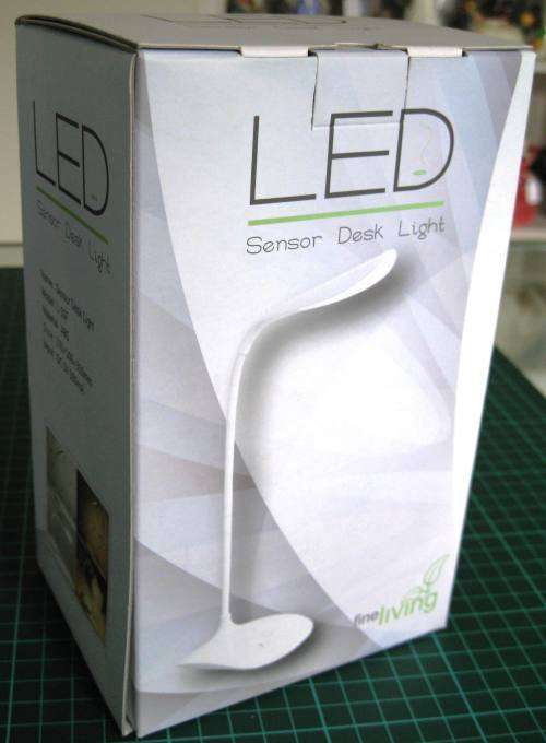Gooseneck Lamp Reading Light - WHITE - USB connectivity - Touch Sensor Switch