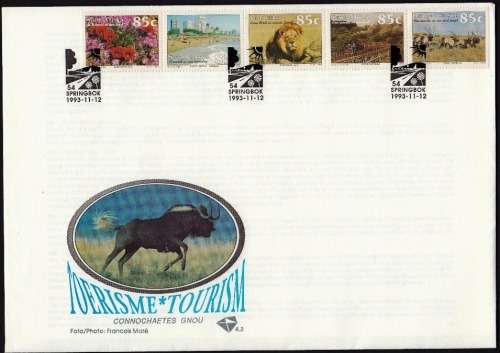 RSA 1993: OFFICIAL FDC 6.2 TOURISM (A5 SIZE)