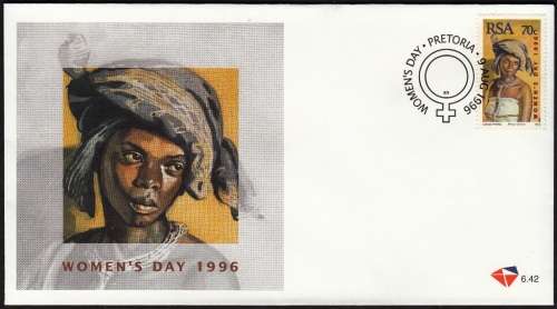 RSA 1996: OFFICIAL FDC 6.42 - NATIONAL WOMEN`S DAY