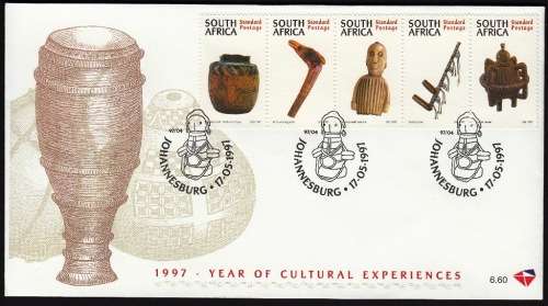 RSA 1997: OFFICIAL FDC 6.59 and 6.60 - YEAR OF CULTURAL EXPERIENCES SET