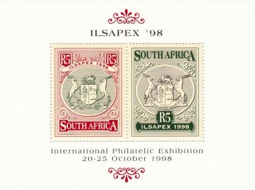 RSA1998: INTERNATIONAL PHILATELIC EXHIBITION `ILSAPEX`  MNH (SACC 1156)