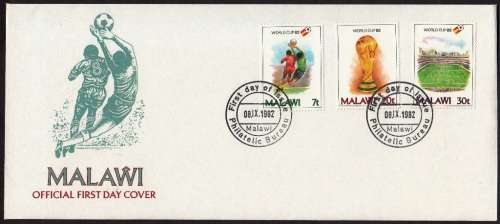 MALAWI FDC 1982 SOCCER WORLD CUP
