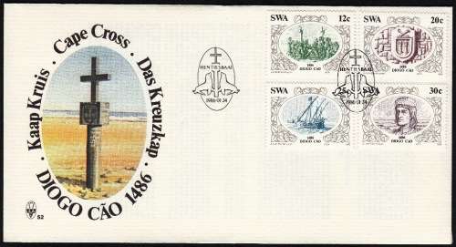 SWA 1986: OFFICIAL FDC 52 - DISCOVERERS OF SWA