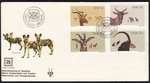 SWA 1980: OFFICIAL FDC 29 - NATURE CONSERVATION AND TOURISM