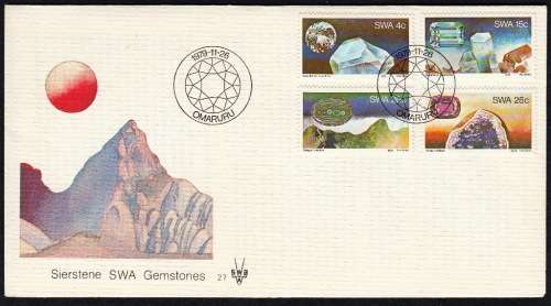 SWA 1979: OFFICIAL FDC 27 - SEMI-PRECIOUS STONES