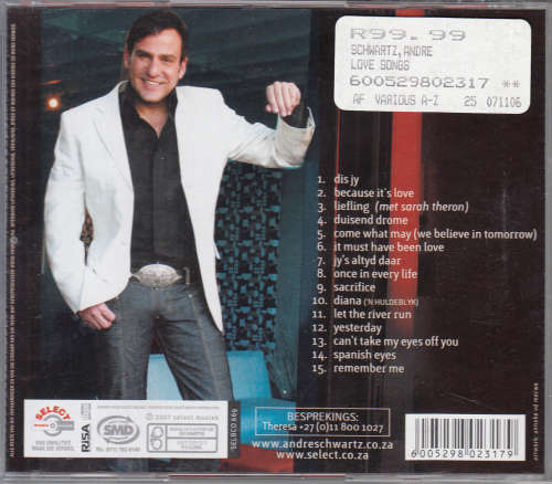 ANDRE SCHWARTZ - LOVE SONGS