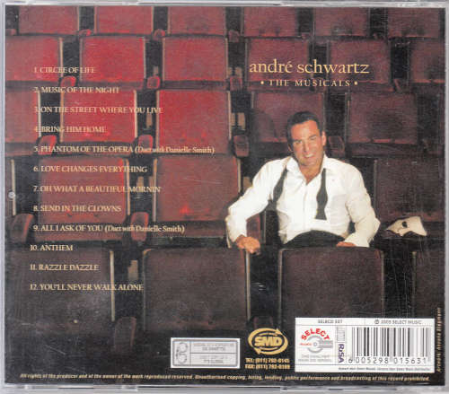ANDRE SCHWARTZ - THE MUSICALS - SIGNED