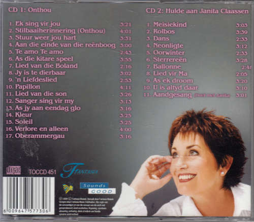 RINA HUGO - ONTHOU - DOUBLE CD