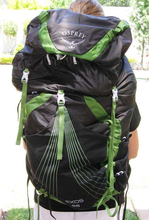 OSPREY EXOS 58 ULTRALIGHT MENS BACKPACK - LIKE NEW