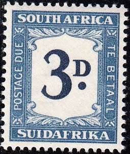 UNION 1948-1949: 3d POSTAGE DUE MNH (SACC 36)